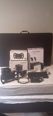 Fanatec CSL DD (5nm) Base + McLaren GT3 V2 Wheel + CSL Pedals + Table Clamp • £600