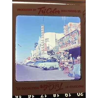 Vtg 1950's Tijuana Tri-Color Slides Lot Of 13 Street Scenes People Classic Cars • $45
