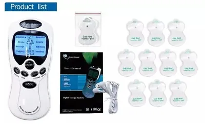 Health Herald TENS EMS Unit 8 Modes Muscle Stimulator For Pain Relief W/ 12 Pads • $23.95