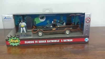 Jada Toys Classic TV Series Batmobile Car With Batman Figure • $9.99