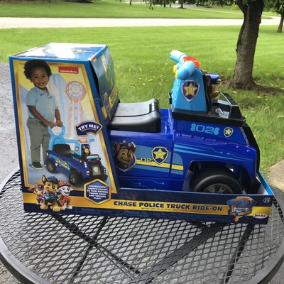 $39.99 • Buy Paw Patrol The Movie Chase Police Truck Ride On Car Sounds Lights Jakks NEW