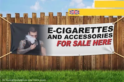 $91.30 • Buy E-Cig And Accessories Sold Here Vape Male Heavy Duty PVC Banner Sign 3609