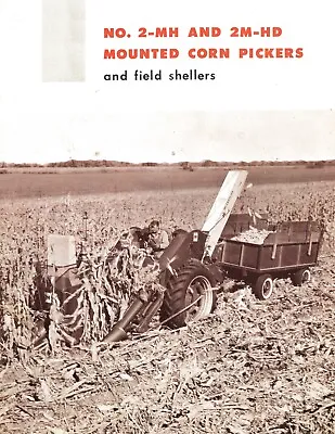 New IH McCormick 10 20 Mounted Corn Pickers Color Brochure 1 2 Row C-10 34HM-20 • $18.50