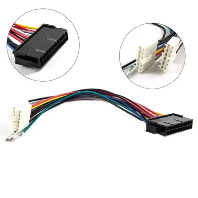 20Pin ATX To 2Port 6Pin AT Converter Power Cable Cord For 286 386 486 Compu -N • $17.29