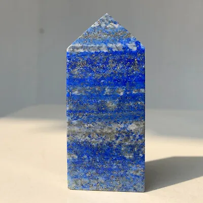 75g Natural Lapis Lazuli Quartz Crystal Tower Obelisk Wand Point Healing P102 • $4.22