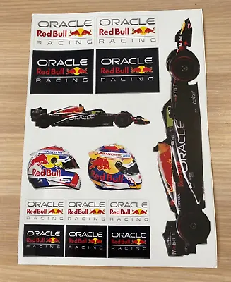 Red Bull Racing F1 Formula 1 Motorsport Sticker Sheet A5 Sheet NEW 2024 • £3.75