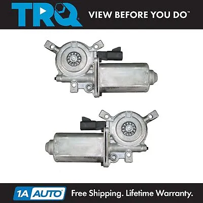 TRQ Power Window Motors Pair Set For Chevy Pontiac Olds Malibu Venture Montana • $74.95