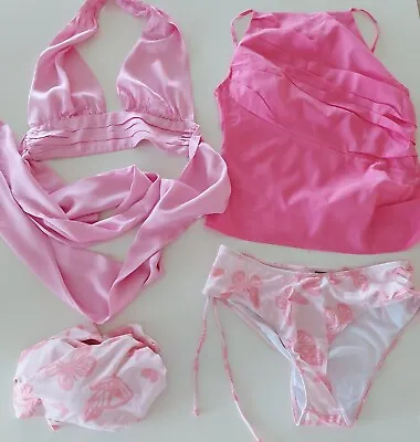 Pink Summer Beach Clothes Bundle Zara S/M • £10