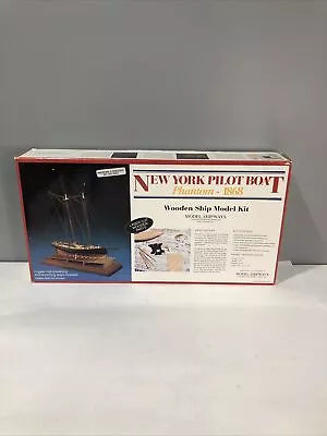Model Shipways New York Pilot Boat Phantom 1868 Wood Kit #2027 Open Box 1998 • $34.99