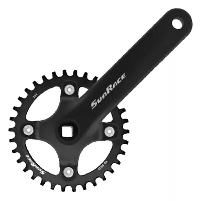 Sunrace FC-M808 Crankset 175x38 1x9 Spd Aluminum 119mm JIS Square Taper • $68.23