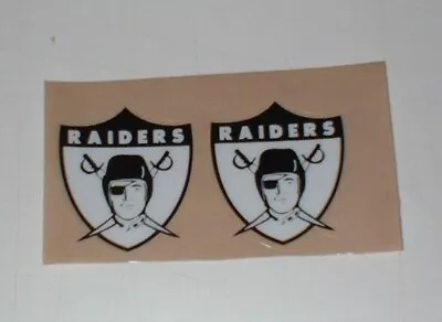 Oakland Raiders Mini Size Football Helmet Decals • $4.43