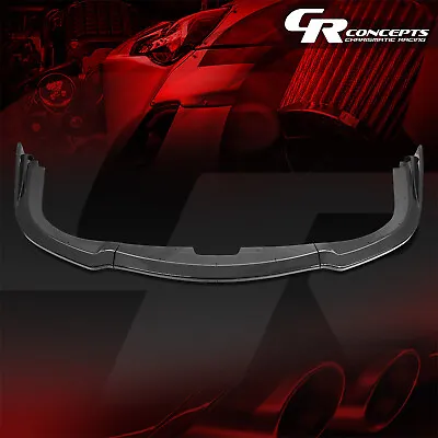 3-pc Cs2 Style Front Bumper Splitters Spoiler Lip For 2006-2007 Subaru Wrx Sti • $56.95