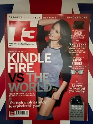 T3 Magazine February 2012 Issue 199 Kindle Fire Roku - Rare! • £10
