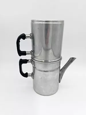 Vintage Stainless Steel Romanelli Stove Top Drip-O-Lator Coffee Pot • $49.99