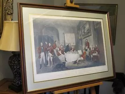 THE MELTON BREAKFAST Sir Francis Grant Vintage Print Quorn Hunt Picture 96 X 72 • £140