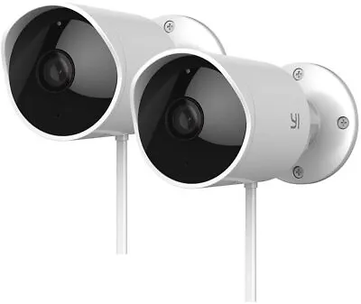 YI 2pc Outdoor Security Camera 1080P IP Waterproof Night Vision Surveillance • $56.99