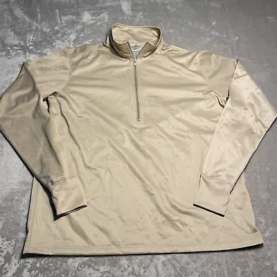 Active Force Apparel Shirt Men Military 1/2 Zip Pullover Sleeping Heat Retentive • $22.99