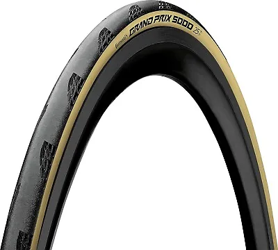 Continental Grand Prix 5000 Folding Tire 700x28c Black/Cream Road Race 700c • $49.99