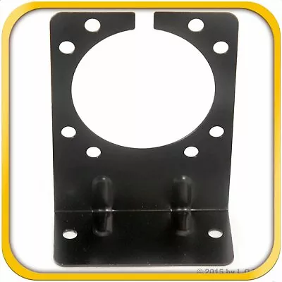 Trailer Wire Connector Mounting Bracket For 7-Way RV Blade Sockets H Duty New • $8.27