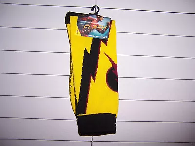 Reverse Flash Mens Crew Socks NWT Sock Size 10-13 Fits Shoe 6-12 Loot Crate • $9.99