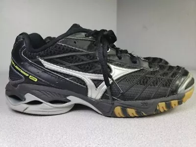 Mizuno Wave Lightning RX Womens Indoor Volleyball Shoes Size 7.5 Black Silver • $21.99