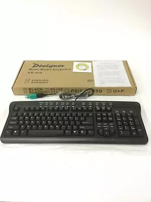 2x NEW DESIGNER Multi-Media Keyboard USB Wired Keyboard KB-558 FREE SHIP • $24.99