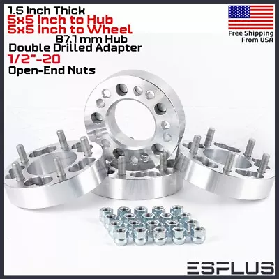 4 X 1.5  5x5  Hub To 5x5  Same/Stock Wheel Conversion Adapter Fit Chevy/GMC • $84.99