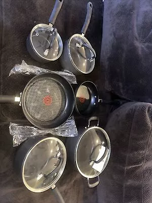T-fal Ultimate Hard Anodized Nonstick 12 Piece Cookware Set Dishwasher Safe And • $98