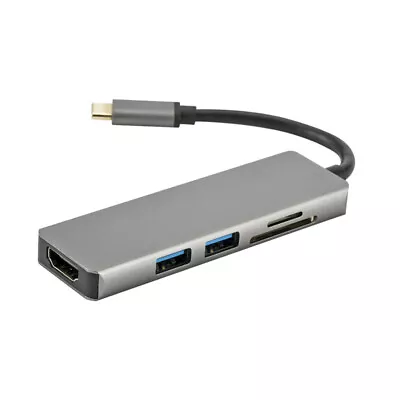 Type C To 4K HDMI TV Adapter Card Reader USB 3.0 HUB For Samsung Phone Macbook • $13.16