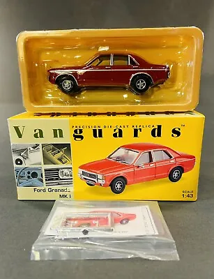 Vanguards 1/43 Scale VA52000 Ford Granada MK I Flame Red • £34.99