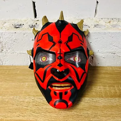 Darth Maul Talking Interactive Mask Star Wars Episode 1 Costume Cosplay • £24.78