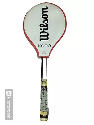 Vintage Pre-owned T2000 Tennis Racket Racquet W/ Cover 4 1/2” Grip 16  Length • $22