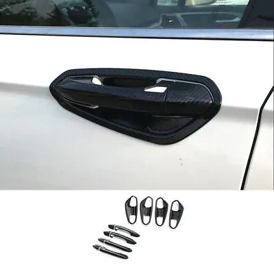 For Ford Mondeo Fusion 2013-20 Outside Door Bowl Handle Cover Trim Carbon Fiber • $43.36