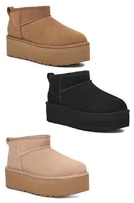 UGG Women's Classic Ultra Mini Platform Boot Authentic With Original Box 1135092 • $139.95