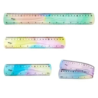 3pcs Flexible Rulers For School 12/8/6 Inch Bendable Ruler Soft Plastic Ruler • $10.76