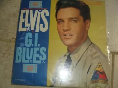 Vinyl Record Lp Elvis Presley Elvis In G.i. Blues Soundtrack Rca Record Lpm-2256 • $8