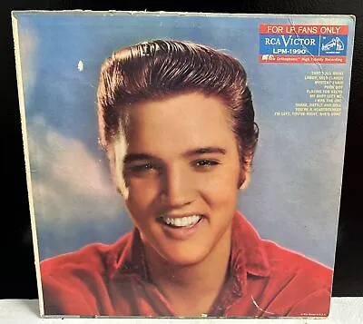 Original 1959 ELVIS  Presley- For LP Fans Only  /  RCA VICTOR LPM-1990 • $24.95