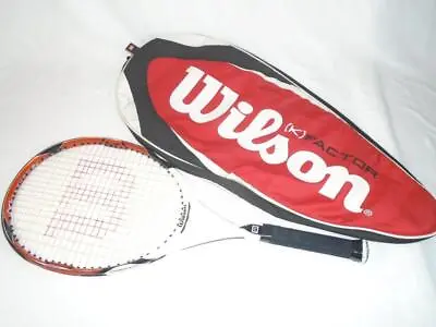 WILSON K Factor TOUR 26  Factor Oversize TENNIS RACQUET Arophite Black 4 Grip • $229.91