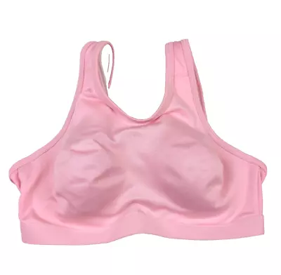 MOVING COMFORT Maia Underwire Sports Bra Size 34C Pink High Impact Brooks • $6.99