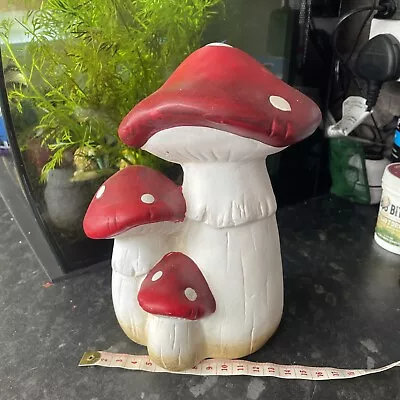Latex Rubber Mould Of A Large 3 Part Mushroom Fairy Garden Ornament • £12