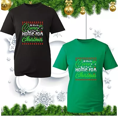 $12.47 • Buy All Hearts Come Home For Christmas T-Shirt Xmas Vacations Christmas Festive Top