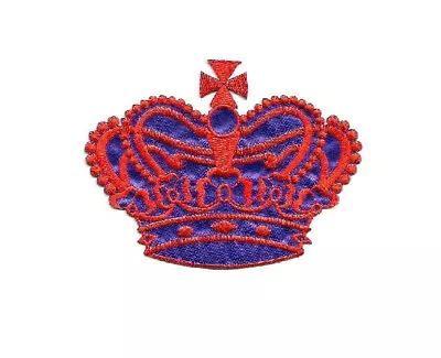 $3.99 • Buy Crown - Queen - Prom - Royalty - Red Hat - Embroidered Iron On Applique Patch 