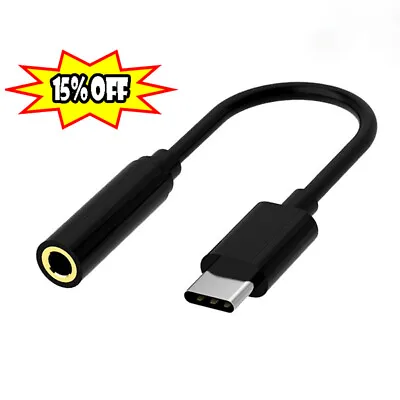 Universal USB Type C To 3.5mm AUX Headphone Adapter For Android Cable Jack  Z9Y3 • $0.99