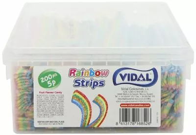 VIDAL Sweets R' Fun Sour Rainbow Belts - 200 Pieces • £16.98