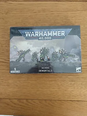 £18 • Buy Immortals  Necrons Sealed