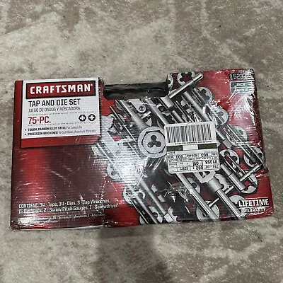 Craftsman 75 Pc Combination Tap & Die Carbon Steel Set Case SAE Metric 75 Piece • $105