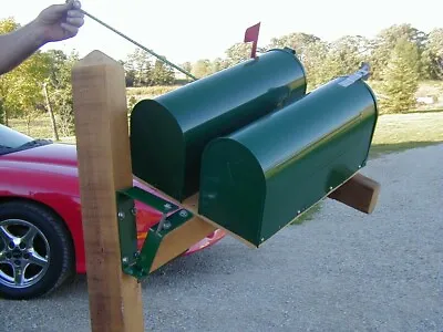 Swing Pivoting Moveable Gravity Self Centering Mailbox Hinge Pivots Both Ways • $45