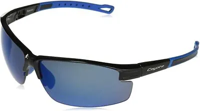 $68.31 • Buy Coyote NAPA Polarized Sport Semi-Rimless 73mm Sunglasses Matte Black/Blue Mirror