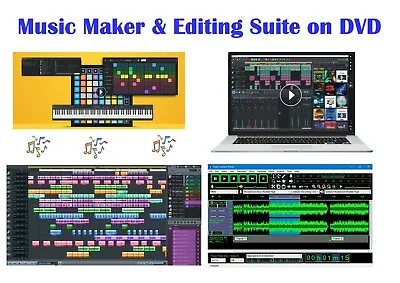 Multi-Track Music Editing Mixing Recording Virtual Studio Production Software • £4.90
