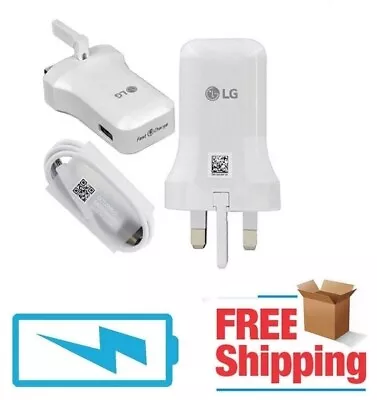 LG G5 G6 Nexus 5X 6P MCS-H05UR 1.8A Fast Wall USB Charger Adapter + Type C Cable • £7.99